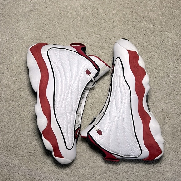 Jordan Pro Strong ‘White Gym Red’ *Good Condition * Size 11 - Picture 1 of 5